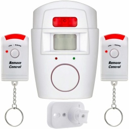 ALARMA PARA CASA / COMERCIO CON SENSOR DE MOVIMIENTO Y 2 CONTROLES