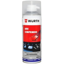 AIRE COMPRIMIDO WURTH MANTENIMIENTO LIMPIEZA REMOCION 400ML