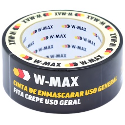 ROLLO CINTA PAPEL ENMASCARAR ADHESIVA AMARILLA 50M X 48MM PARA EMPAPELAR ANTES DE PINTAR