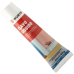 ADHESIVOS DE MONTAJE EXTRA FUERTE CLAVO LIQUIDO WURTH 50 ML / 80G