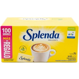 EDULCORANTE SPLENDA 600+100 DE REGALO X700 SOBRES DE 1GR ENDULZANTE CERTIFICADO ADU