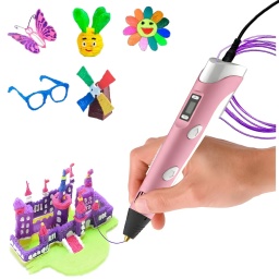 LAPIZ LAPICERA 3D + FILAMENTO DE COLOR DE REGALO IMPRESOS 3D PARA NI�OS