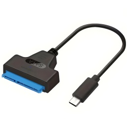 CABLE ADAPTADOR DISCO SATA 2.5 NOTEBOOK LAPTOP PC A USB-C 25CM 7 PIN / 15 PIN A USB TIPO C