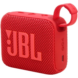 PARLANTE PORTABLE BLUETOOTH 5.3 JBL HARMAN GO4 RESISTENTE AL AGUA - ROJO