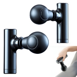 MINI PISTOLA PARA MASAJES INALAMBRICA RECARGABLE 2700RPM 4 VELOCIDADES MASAJEADORA