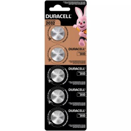 BLISTER PACK X5 PILA BATERIA CR2032 DURACELL LITIO LITHIUM RELOJ 3V  5 UNIDADES 2032