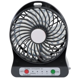 MINI VENTILADOR PORTABLE DE MESA O DE PLAYA RECARGABLE USB