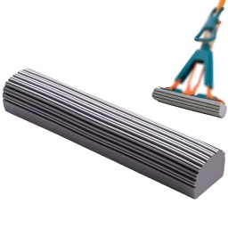 REPUESTO MOPA GOMA ESPONJA SUPER ABSORVENTE GRIS DE 28CM PARA TRAPEADOR LAMPAZO