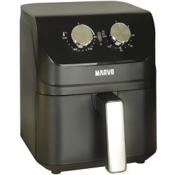 FREIDORA SIN ACEITE AIR FRYER 4 LITROS ANTIADHERENTE 80-200 GRADOS 1400W MARVO HAF-086