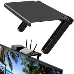 SOPORTE ESTANTE AJUSTABLE 360 EN TV PARA CANALERA TV BOX APPLE TV CONTROLES