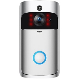 TIMBRE SMART WIFI CON CAMARA HD VISION NOCTURNA CON BATERIA RECARGABLES