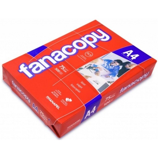 BLOCK DE HOJAS PAPEL A4 FANACOPY 75G