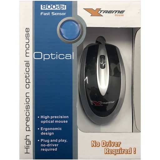MOUSE OPTICO USB XTREME 800DPI PC Y NOTEBOOKS