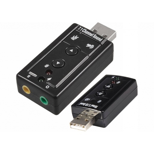 TARJETA DE SONIDO EXTERNA 2.0 USB AUDIO VIRTUAL 7.1 PC Y NOTEBOOKS