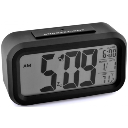 Reloj Despertador Con Fecha Y Temperatura Alarma