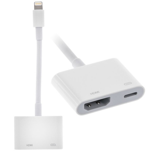 ADAPTADOR LIGHTNING DIGITAL AV A HDMI VIDEO COMPATIBLE IPHONE CELULARES