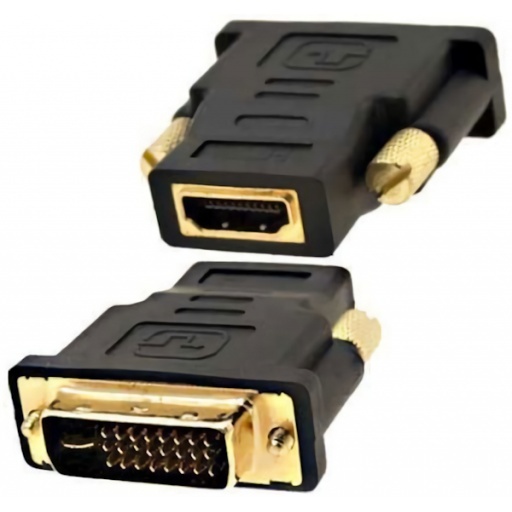 FICHA O ADAPTADOR DVI 24 1 MACHO HDMI HEMBRA PC Y NOTEBOOKS