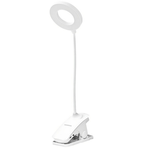 LAMPARA LUZ LED ESCRITORIO MESA FLEXIBLE CON PINZA BATERIA RECARGABLE TOUCH