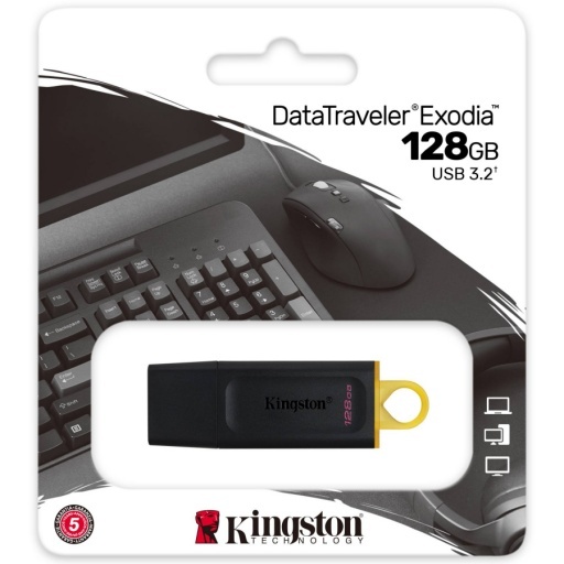 PEN DRIVE 128GB KINGSTON DATATRAVELER EXODIA PENDRIVE USB 3.2