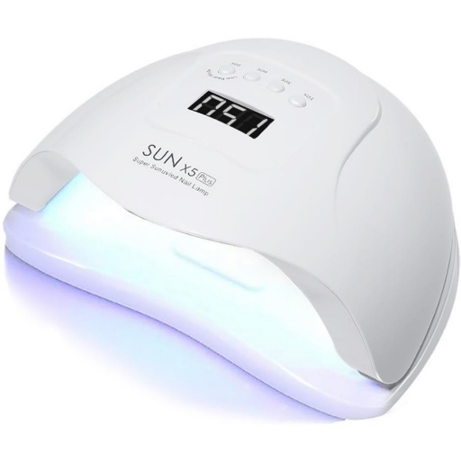 LAMPARA UV LED SECADOR ESMALTE DE UAS EN GEL 80W PROFESIONAL PREMIUM SUN X5 PLUS