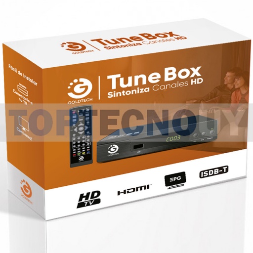 SINTONIZADOR TV DIGITAL ISDB-T TUNEBOX HD HDMI CON GRABADORA DIGITAL  SINTONIZA CANALES AUDIO Y VIDEO