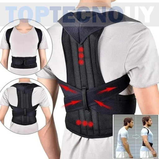 FAJA CORRECTOR DE POSTURA Y LUMBAR ORTOPEDICA TRABAJO S 70-85CM CINTURA  ESPALDA HOGAR