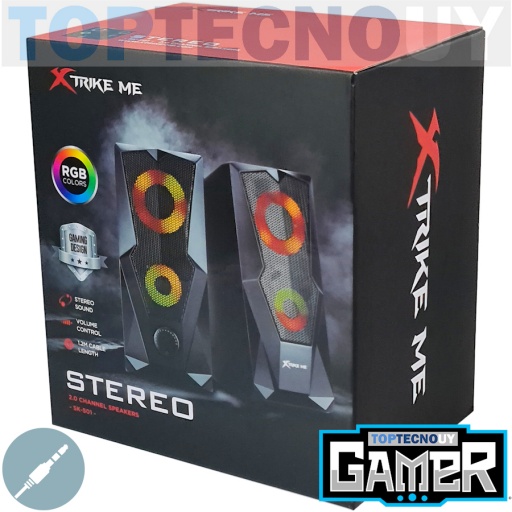 Parlante Gamer Altavoz PC RGB Speaker Barra Sonido Xtrike Me SK-600 XTRIKE  ME