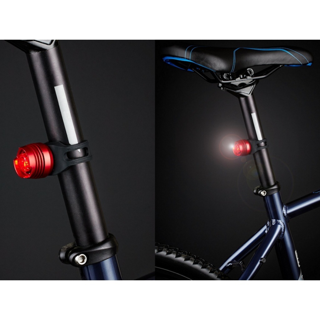 Luces bicicleta LED ST 110 Delantero / Trasero con pilas