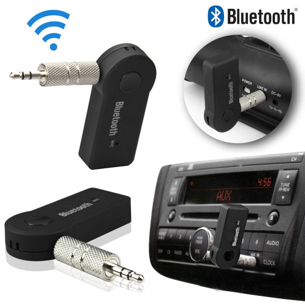 Adaptador Audio Bluetooth Para Coche o Entrada Jack 3.5 - Accesorios de coche  para el teléfono móvil - Los mejores precios