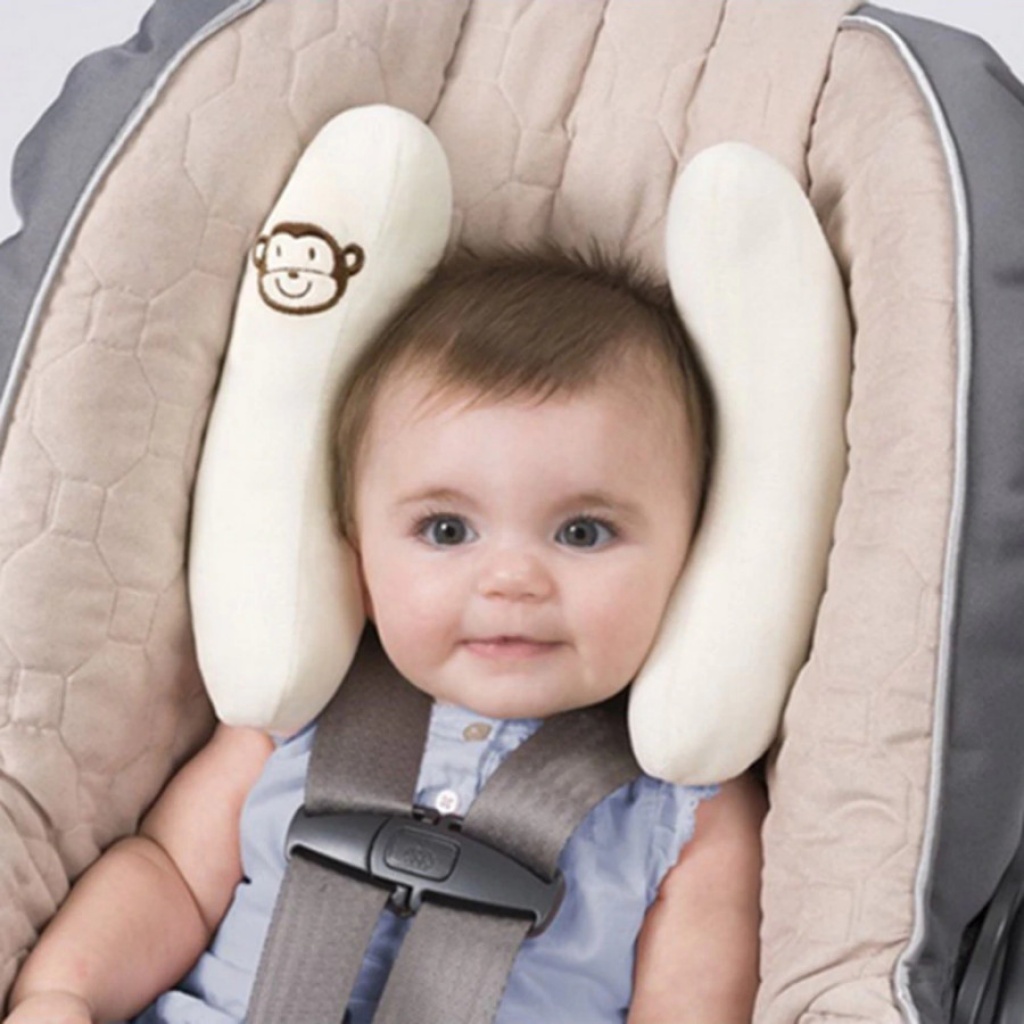 ALMOHADA PARA SILLA DE BEBE EN EL AUTO PARA CABEZA Y CUELLO SEGURO AUTO