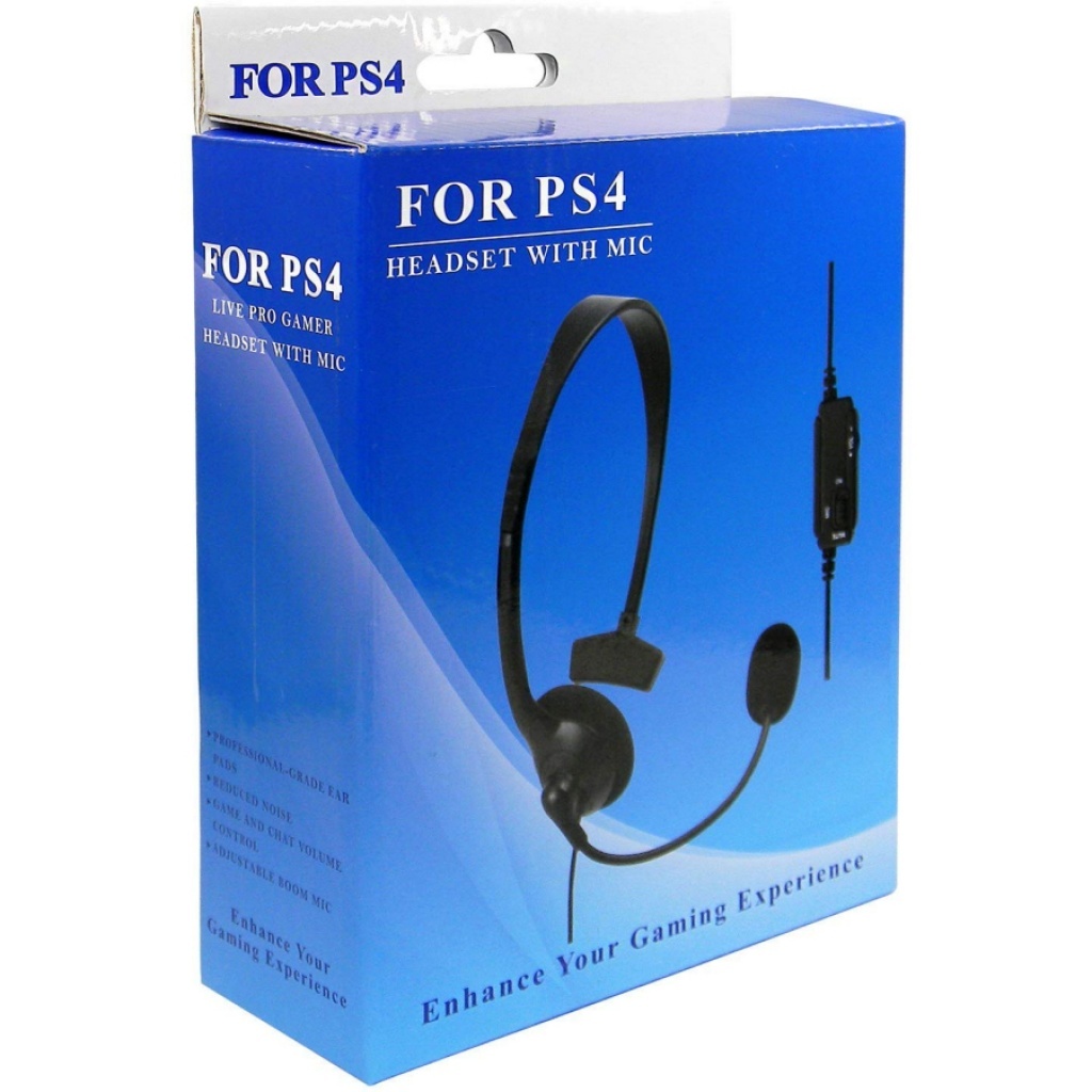 VINCHA O CON AURICULAR MONO CON MICROFONO PS4 XBOX ONE PC NOTEBOOK CELULAR  GAMERS