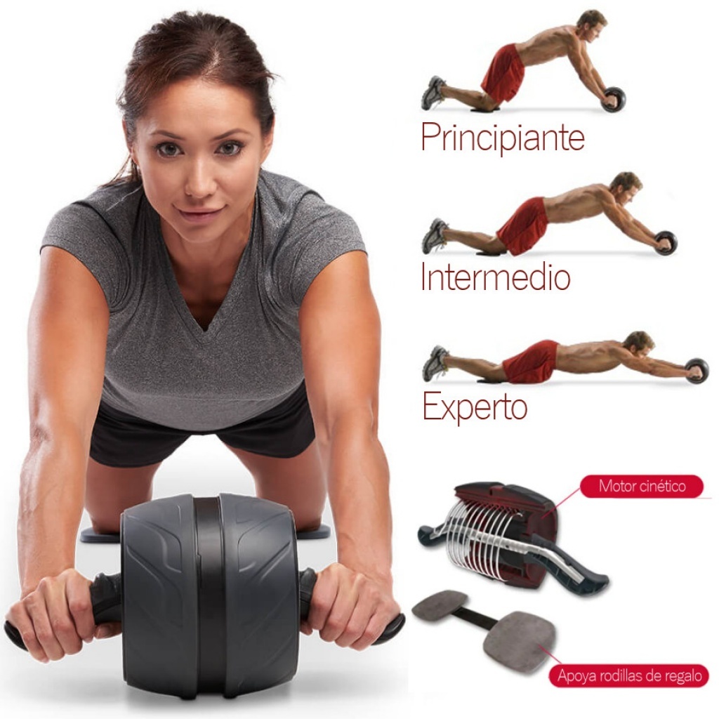 RUEDA O RODILLO ABDOMINALES AB CARVER PRO ENTRENAMIENTO FITNESS HOGAR