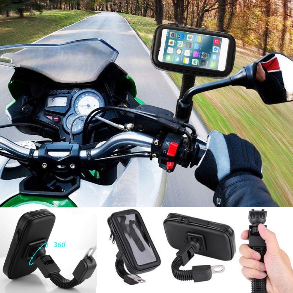 Soporte De Celular Gps Para Moto Impermeable 