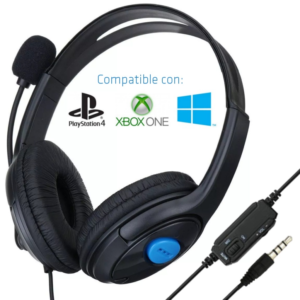 Auriculares Con Micrófono Vincha Super Bass 3.5mm Pc Gaming