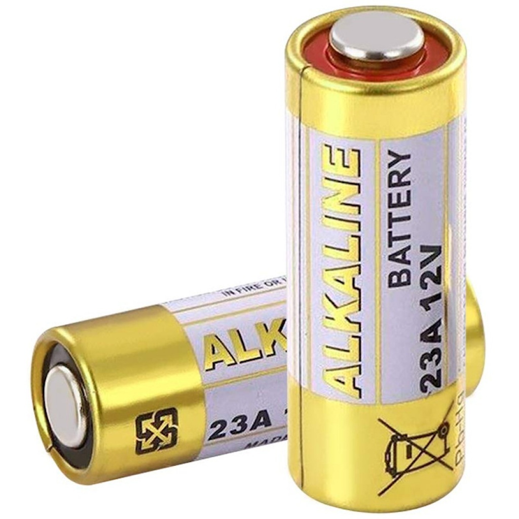 PACK X5 PILAS GN ALCALINA 23A 12V L1028 MN21 PARA CONTROL ALARMA PORTON  CELULARES