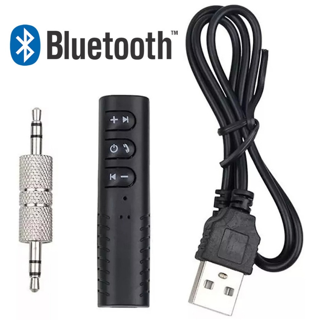 RECEPTOR ADAPTADOR BLUETOOTH DE AUDIO JACK 3.5MM IDEAL PARA RADIOS