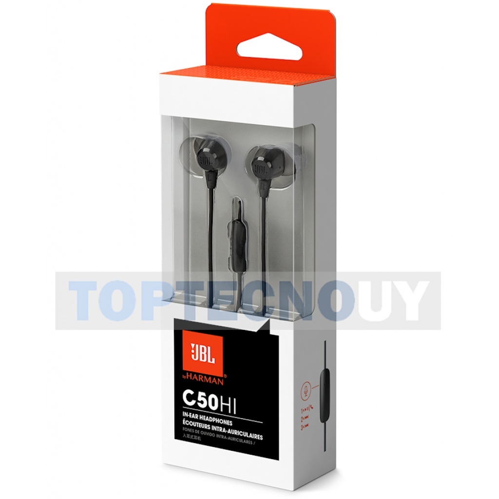 JBL Auriculares Casco con Cable y Micrófono T500CB