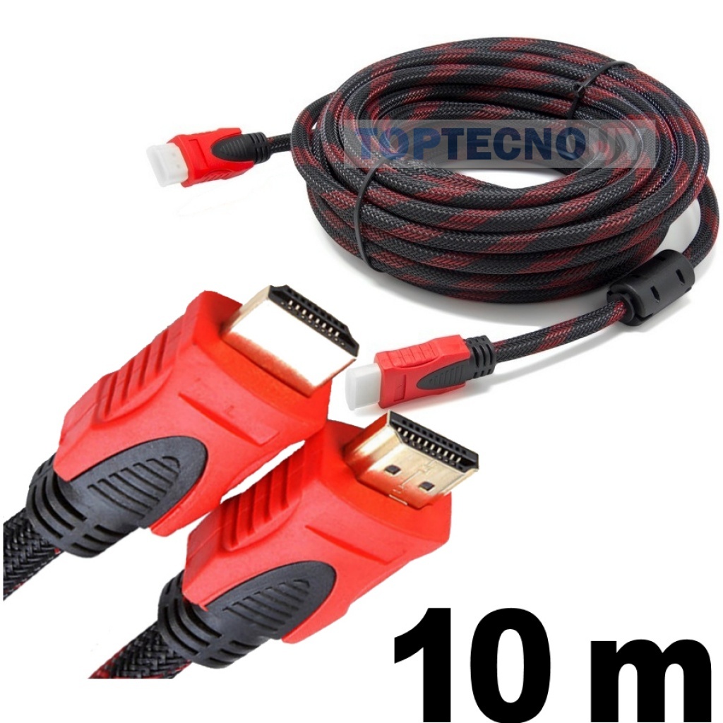 Cable Hdmi 10 Metros Full Hd Version 1.4