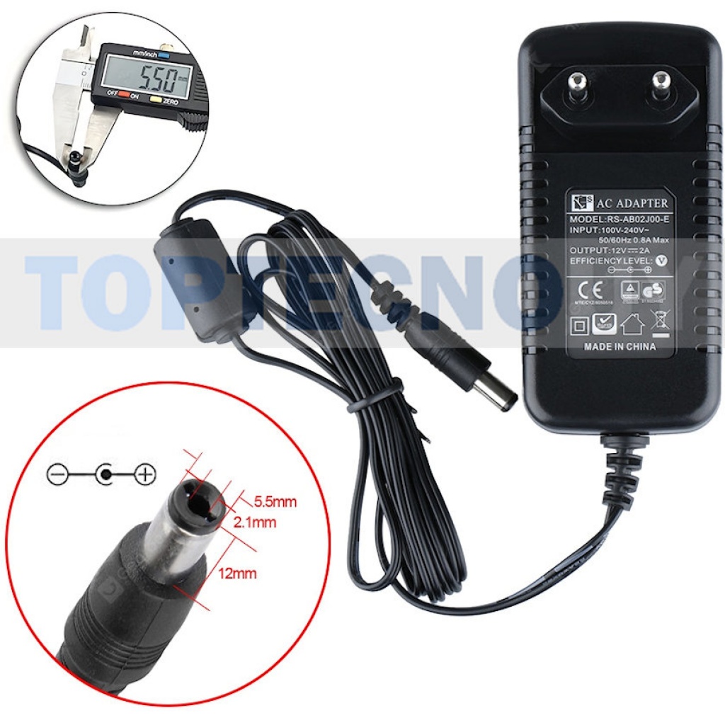 SYS12VCD2A TRANSFORMADOR 12V 2 AMPER - Transformadores - Camaras