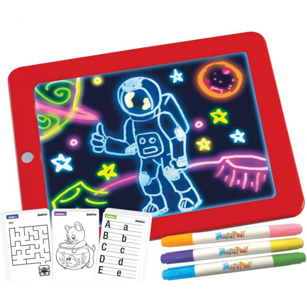 PIZARRA LED MAGICA PARA DIBUJAR, DIDACTICA INFANTIL 3D PARA NIÑOS