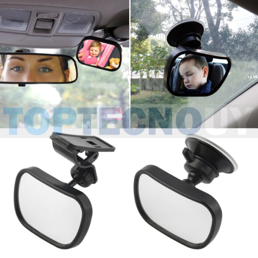 ESPEJO RETROVISOR AUTO IDEAL PARA SUPERVISAR BEBES Y NIÑOS AUTO