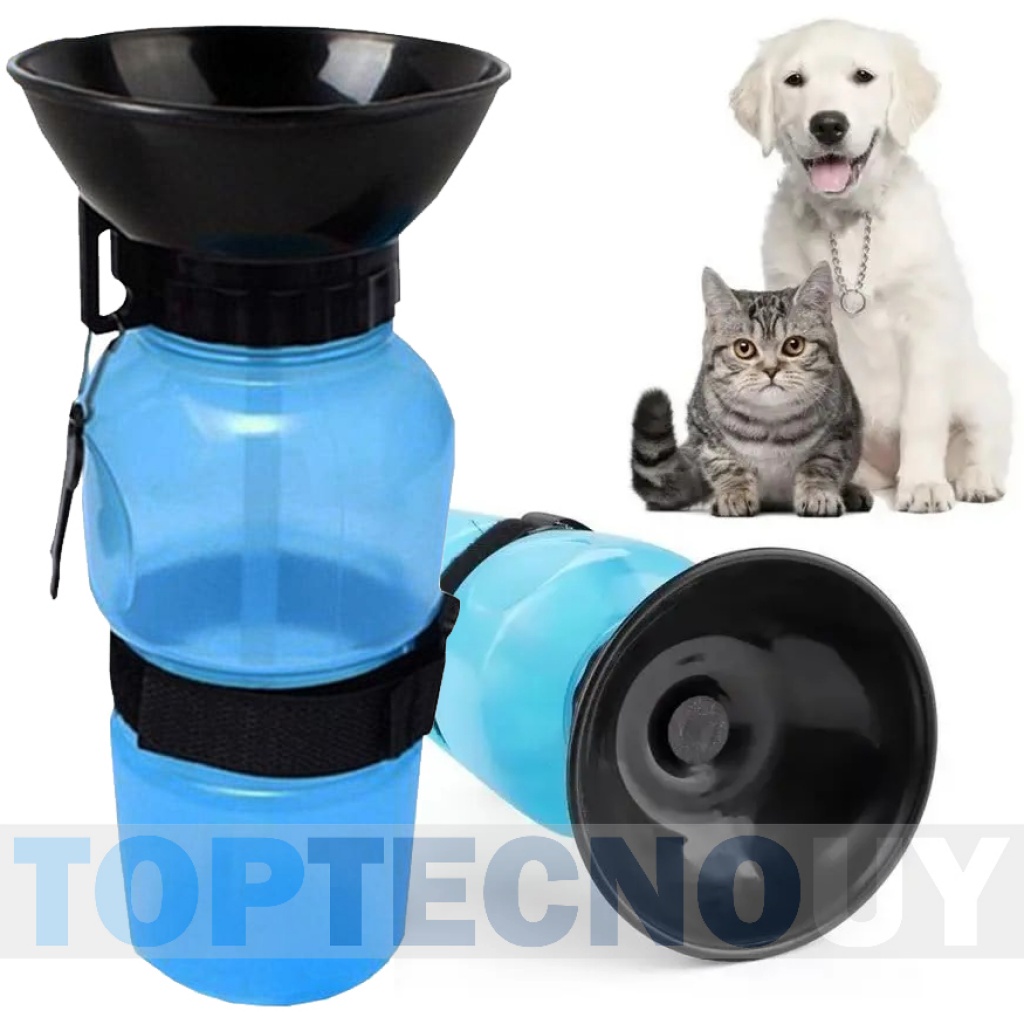 Bebedero Portátil Para Perros 500ml