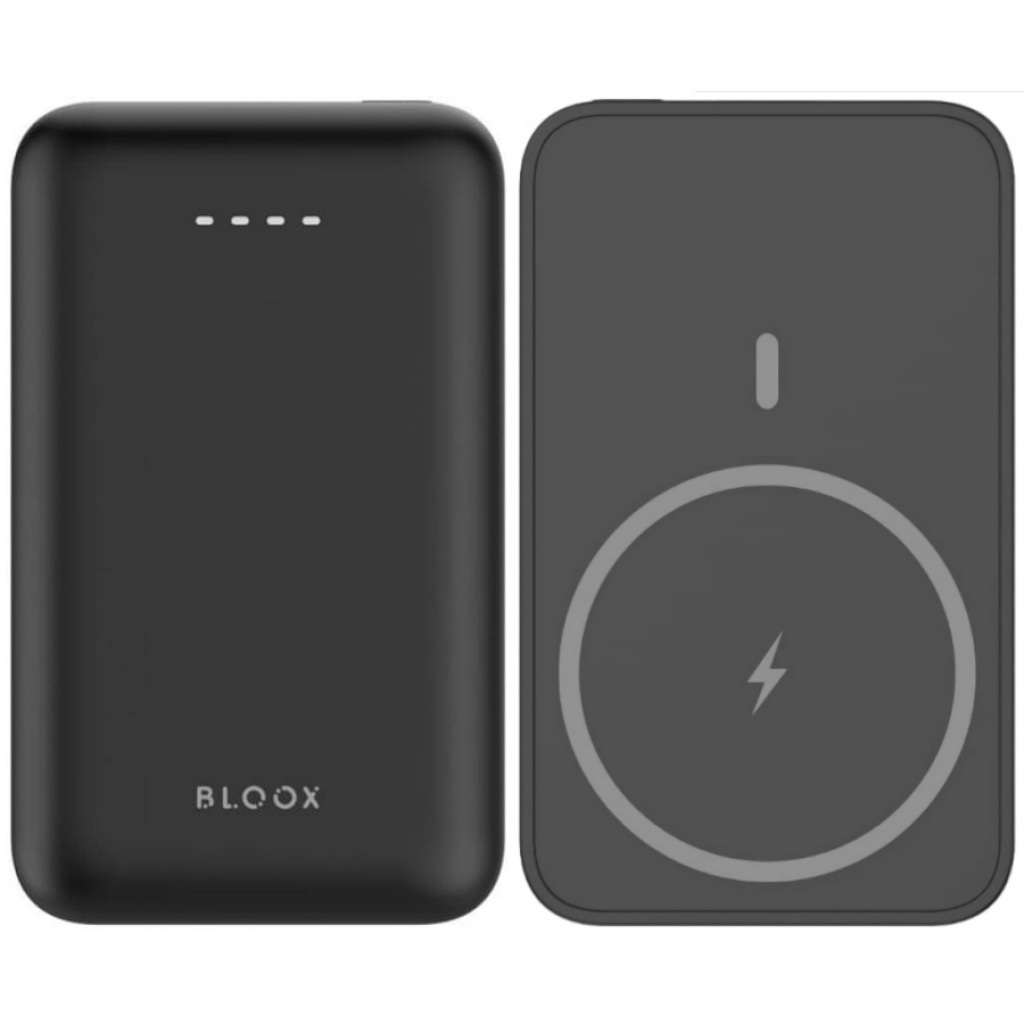 POWER BANK O BATERIA EXTERNA MAGNETICA MAGSAFE PARA IPHONE 12 13 14 15  NEGRO 5000MAH CELULARES Carga