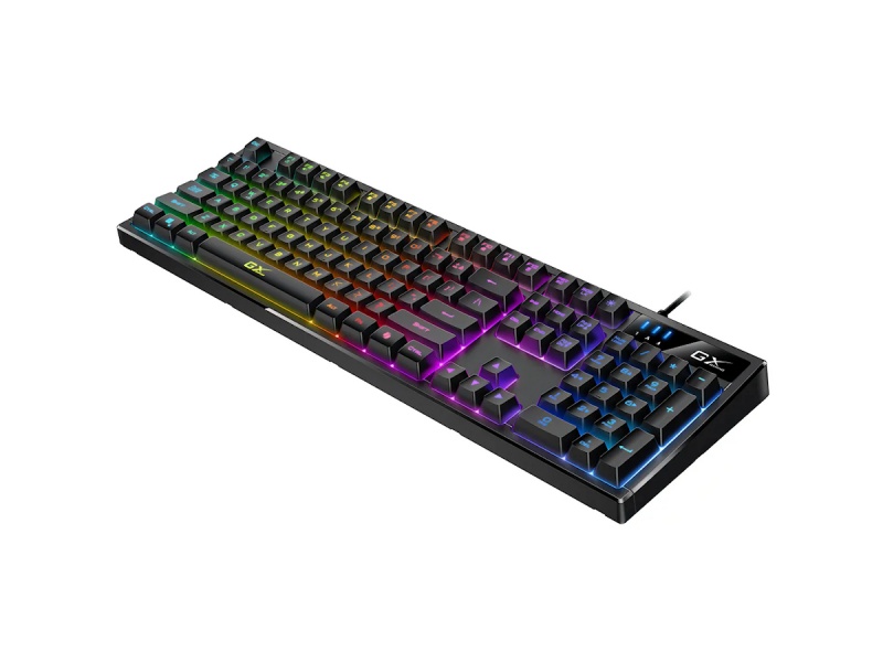 TECLADO MEMBRANA GAMER EN ESPA�OL GENIUS SCORPION K7 GAMING LUCES LED RGB COLORES USB