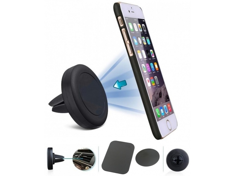 SOPORTE MAGNETICO PARA COLOCAR EL CELULAR EN EL AIRE DE AUTO