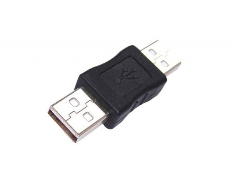 ADAPTADOR O FICHA USB 2.0 MACHO - MACHO