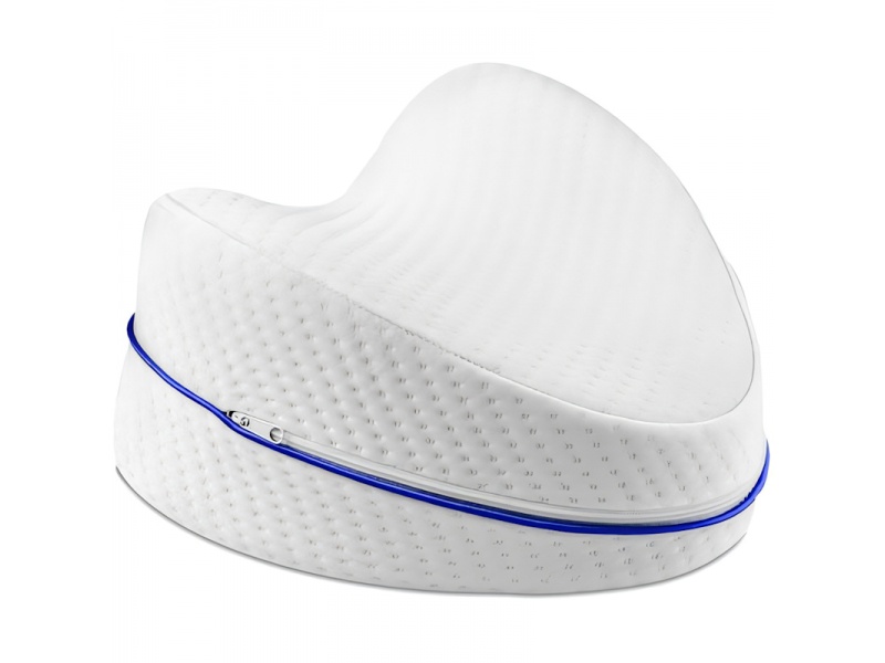 ALMOHADA PARA PIERNAS RODILLAS ORTOPEDICA ESPUMA VISCOELASTICA CON DISEO ERGONOMICO FUNDA LAVABLE