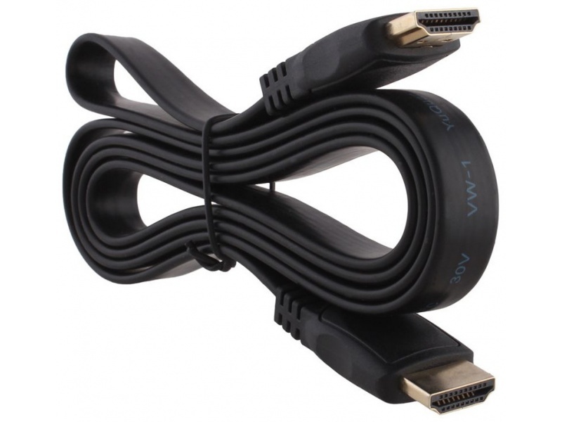 CABLE HDMI PLANO CINTA FLAT CHATO FULL-HD 4K 1080P 1.5 METROS