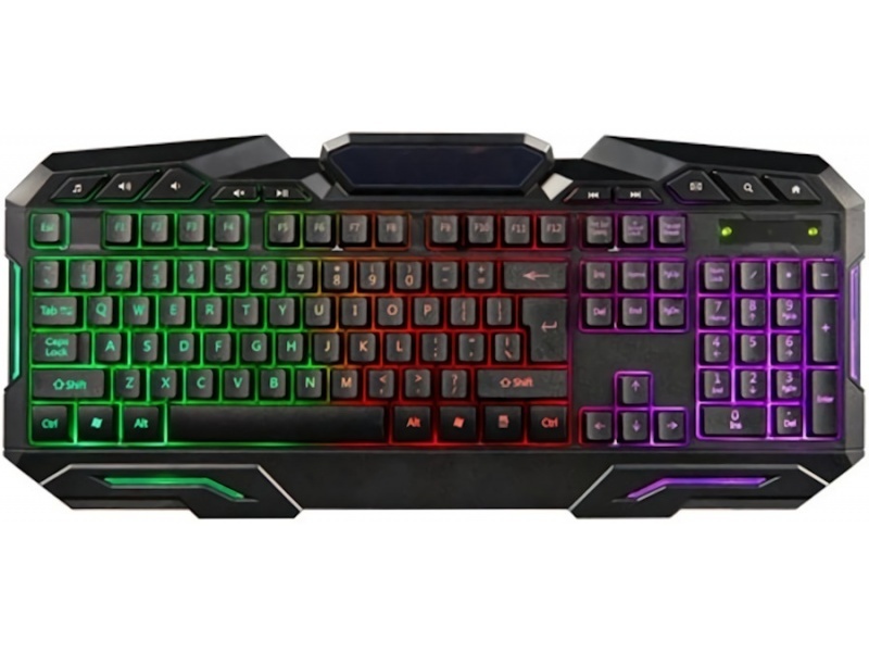 TECLADO GAMER COOLMAX GAMING USB 2.0 (LED COLORES) (ESPAOL)