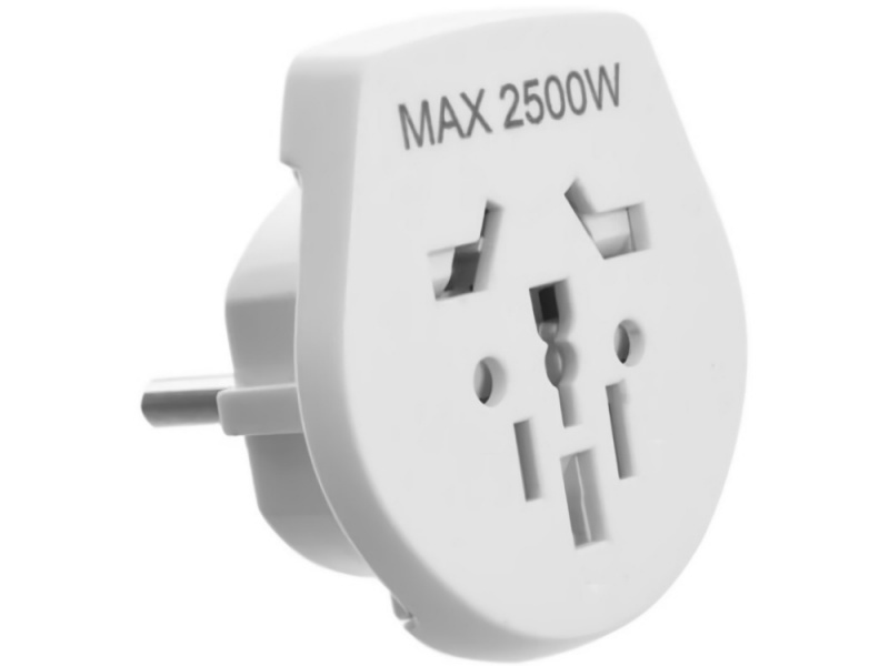 ADAPTADOR FICHA UNIVERSAL DE CORRIENTE A SCHUKO